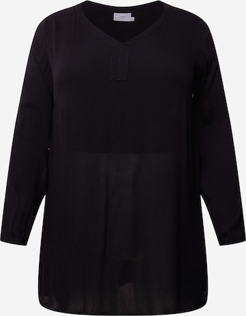 KAFFE CURVE Tunic 'Ami' in Black: front