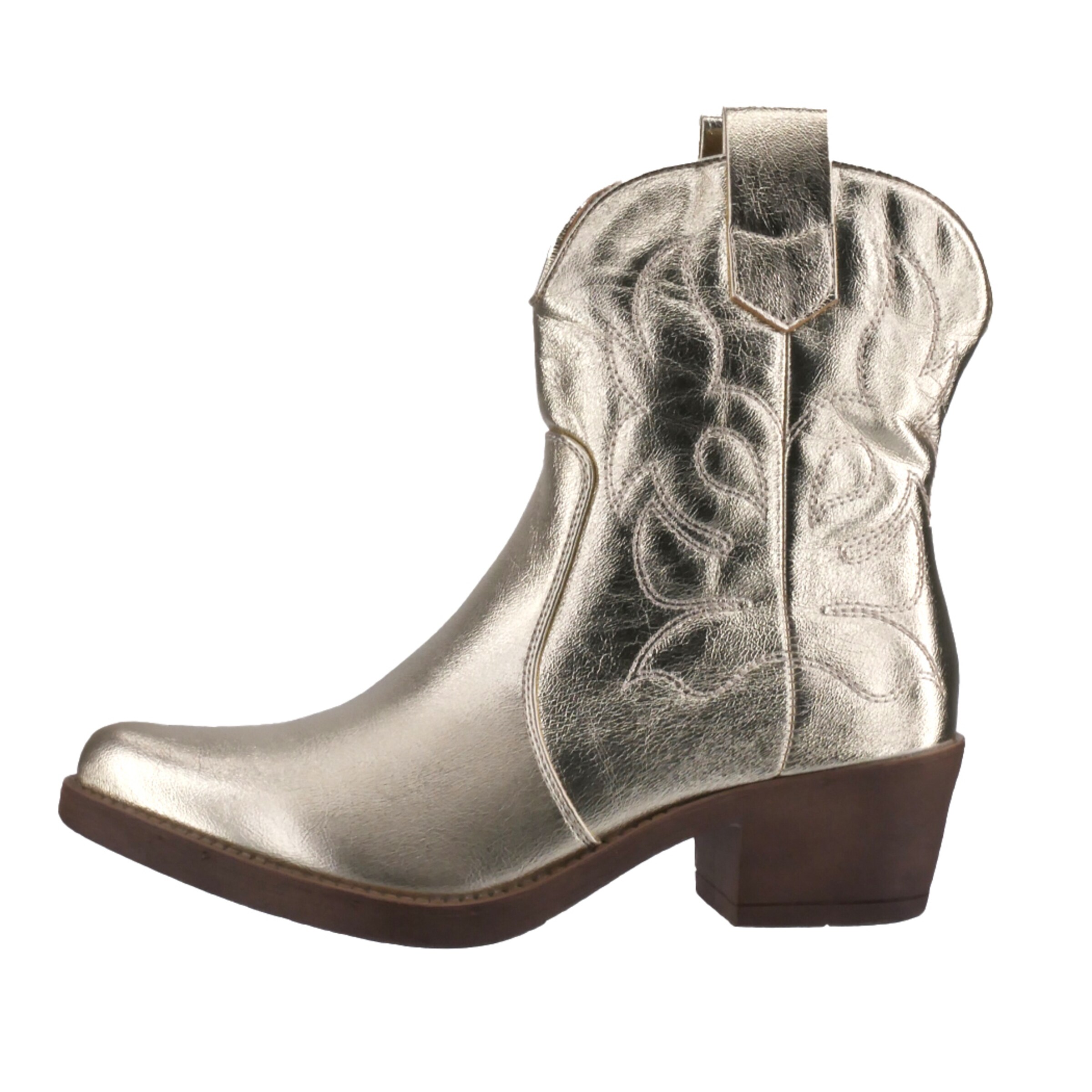 Stivale da cowboy di Elara in oro