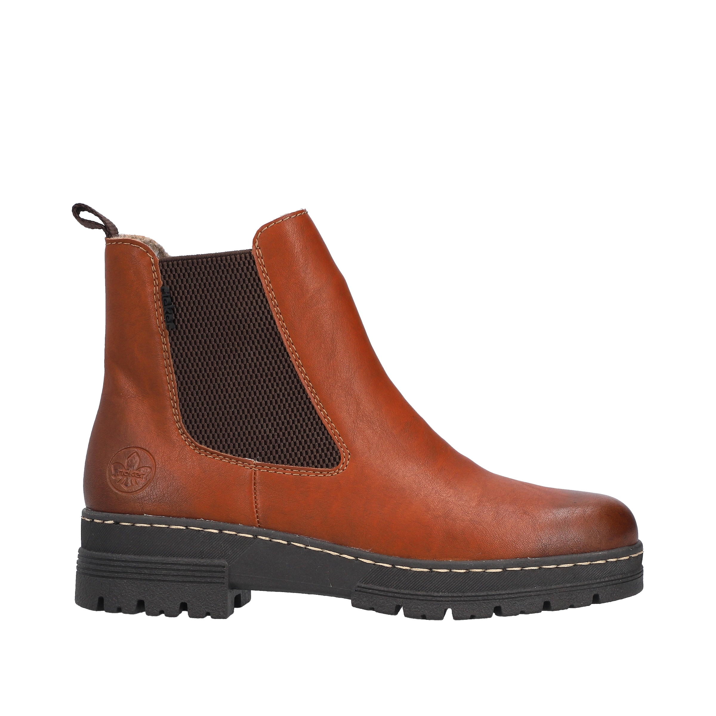 Ghete chelsea de la Rieker pe maro