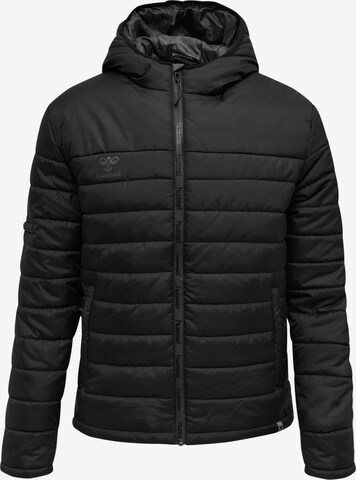 Hummel Athletic Jacket in Black: front