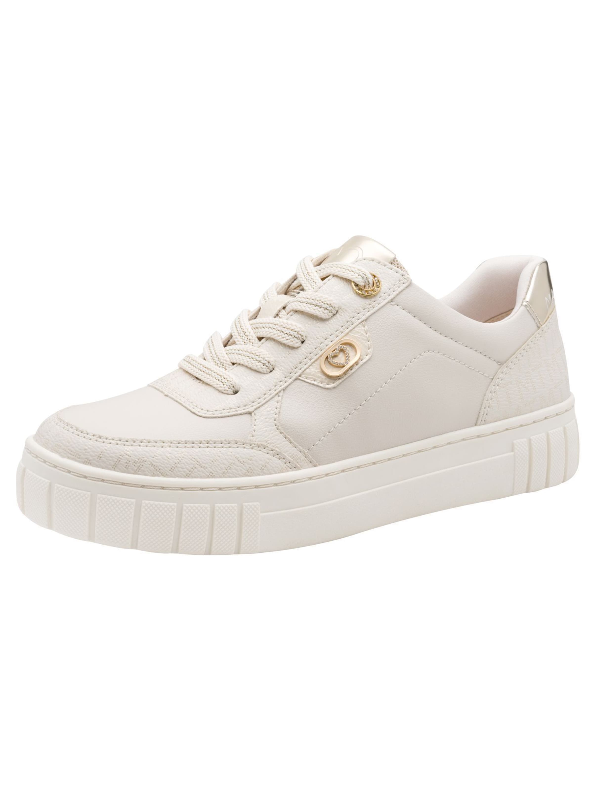 MARCO TOZZI Sneakers laag in Beige: voorkant