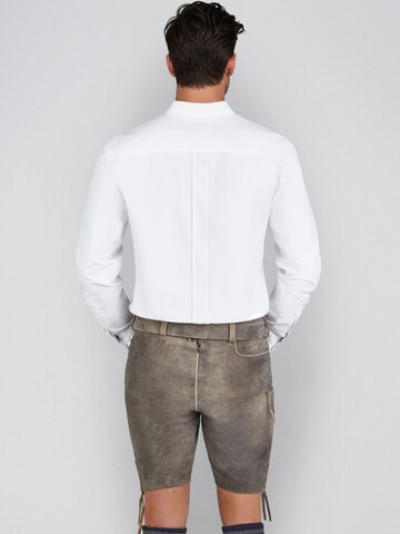 Coupe slim Pantalon folklorique 'Hofmeister' SPIETH & WENSKY en marron