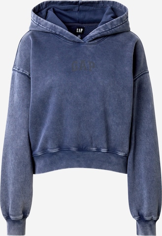 GAPSweater majica - plava boja: prednji dio