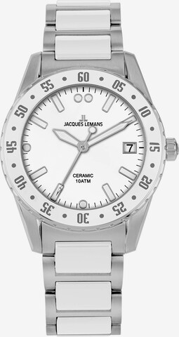 Jacques Lemans Analog Watch in Silver: front