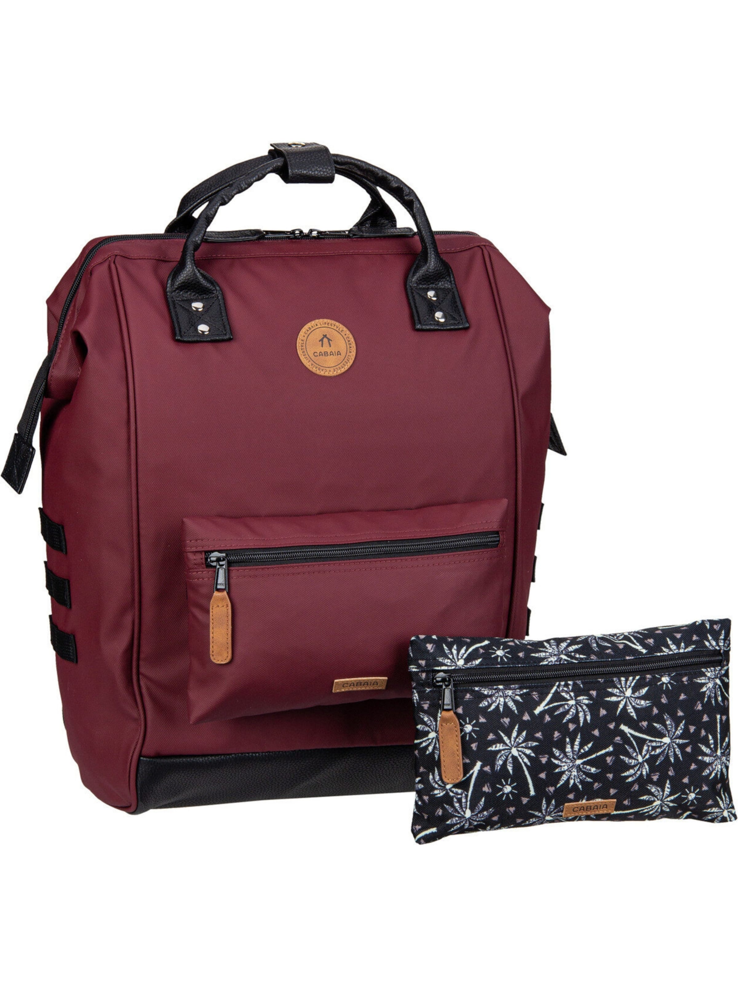 Cabaia Rucksack 'Adventurer' in Rot: Vorderseite