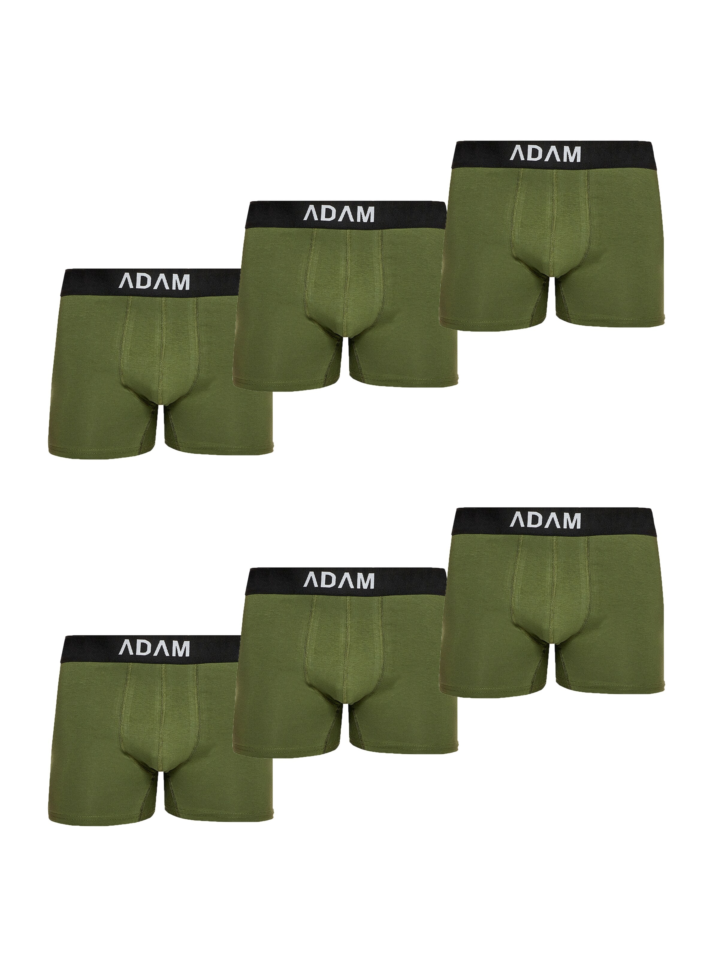 Adam Boxershorts '6er Pack'‌‌‌‌ in Grün: Vorderseite