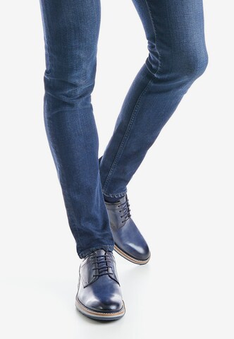 LLOYD Lace-Up Shoes 'DAMON' in Blue: front