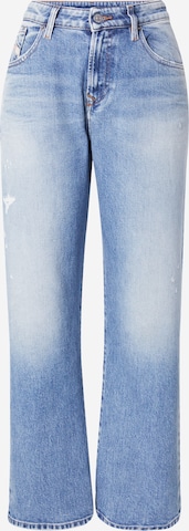 DIESEL Wide leg Jeans 'REGGY' in Blue: front