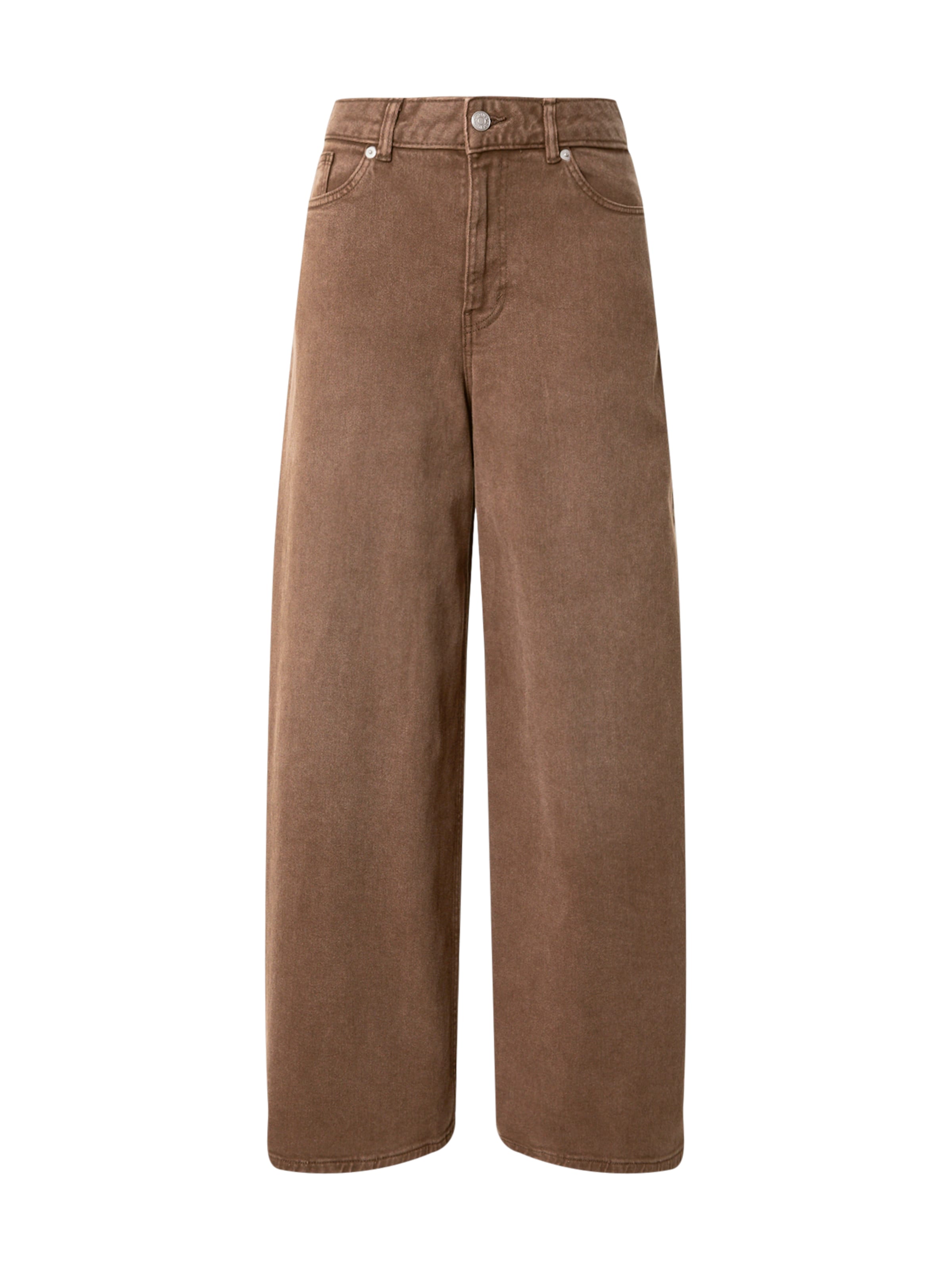 Wide Leg Jean Monki en marron : devant