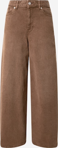 Wide Leg Jean Monki en marron : devant