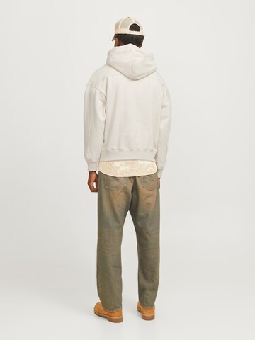 JACK & JONES Sweatshirt 'JORRIDGEWOOD' in Beige