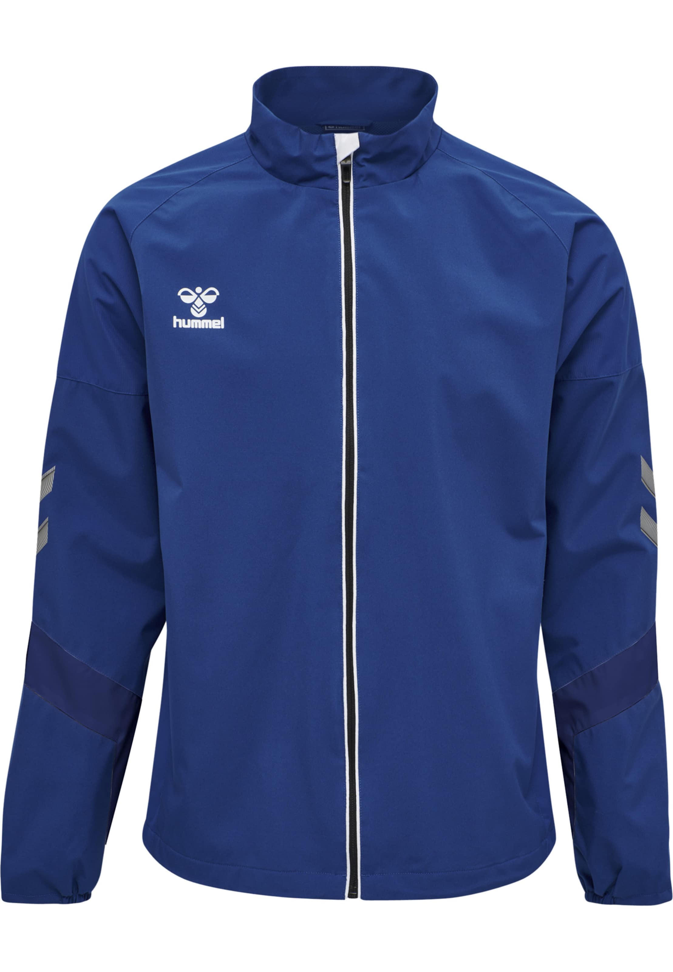 Hummel Trainingsjacke 'Lead' in Blau: Vorderseite