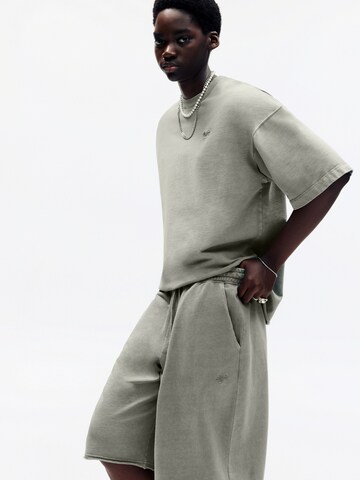 Baggy Pantalon Pull&Bear en vert