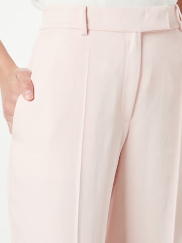 Regular Pantalon à plis 'Helusi-1' HUGO Red en rose