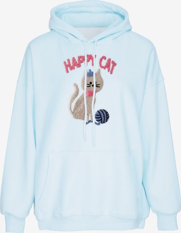 Sweat-shirt MYMO en bleu : devant