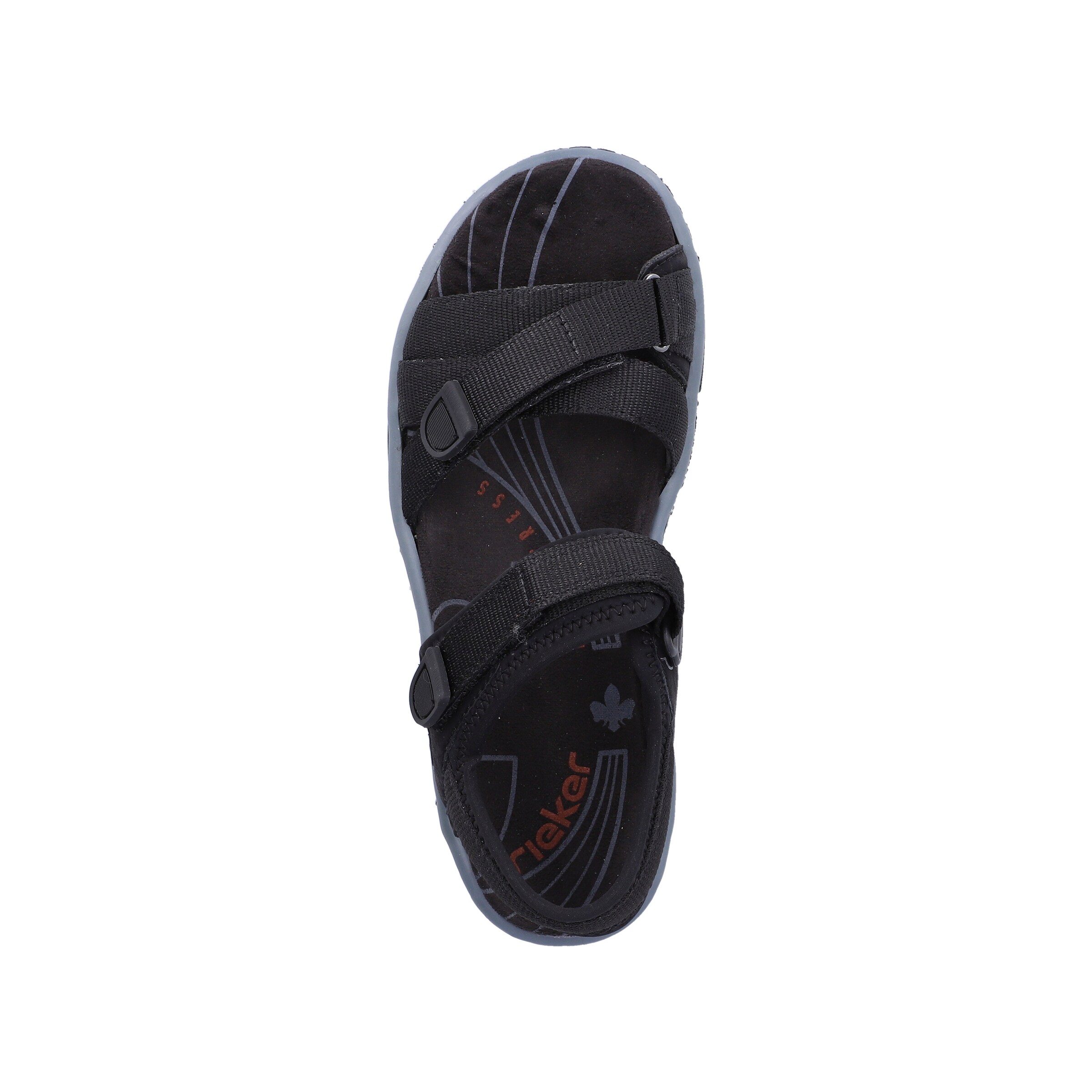 Sandales de randonnée Rieker en noir