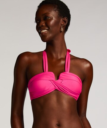 Hunkemöller Bandeau Bikini Top 'Naples' in Pink