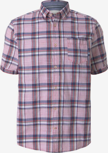 TOM TAILOR Hemd in navy / rot / hellrot, Produktansicht