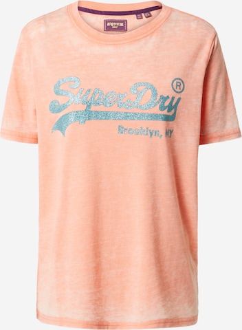 Superdry T-Shirt in Orange: predná strana