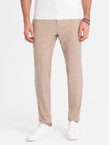 Ombre Slim fit Pants in Beige