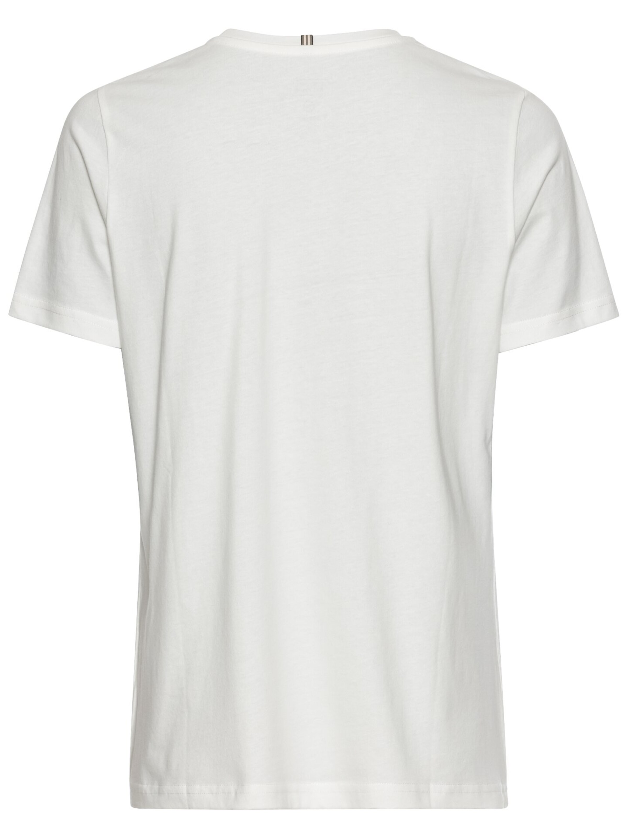 CAMEL ACTIVE T-Shirt mit Print aus nachhaltiger Baumwolle in Weiß