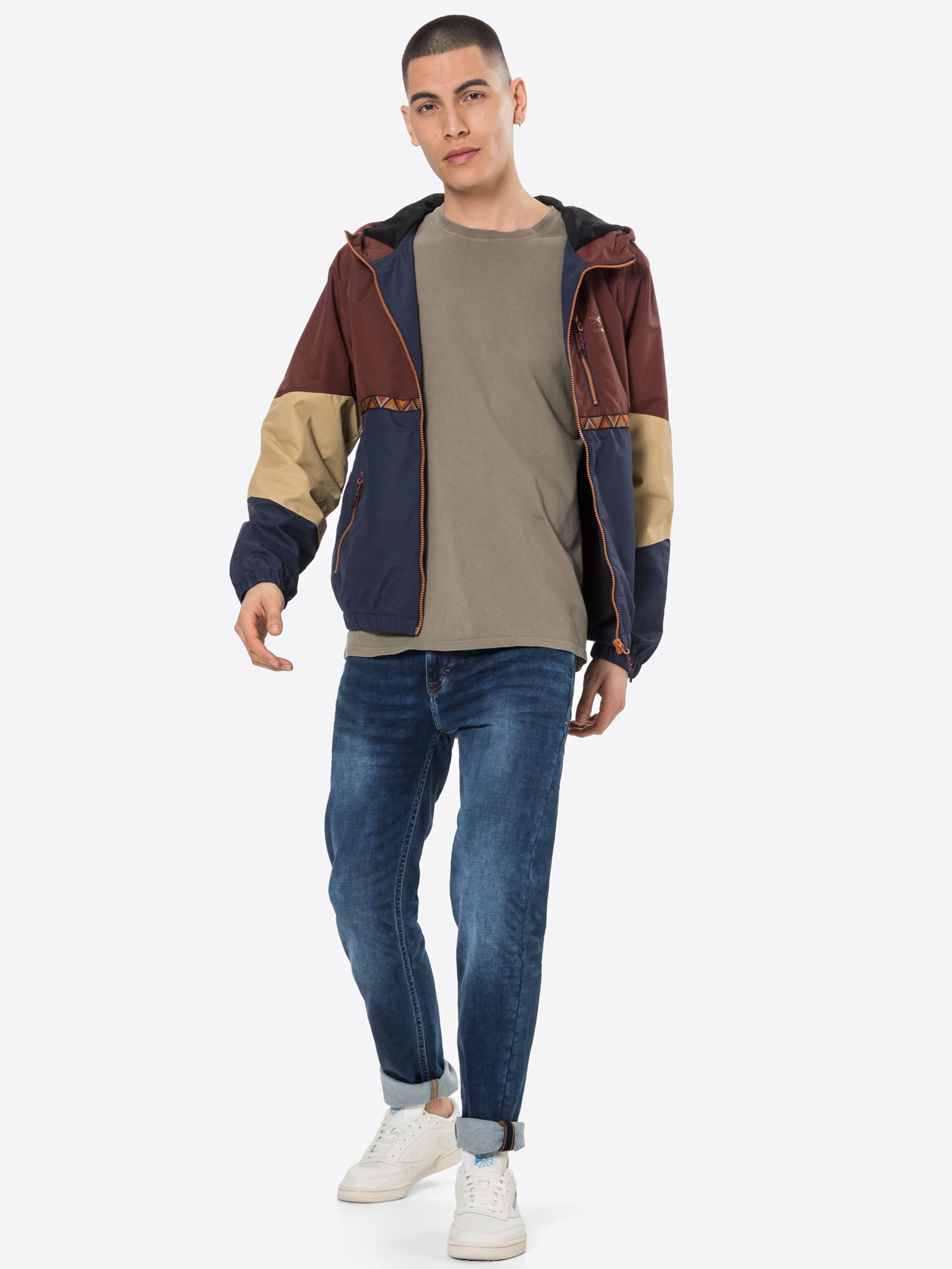 Männer Jacken Iriedaily Jacke in Navy, Braun - YP21170 Männer Jacken Iriedaily Jacke in Navy, Braun - YP21170