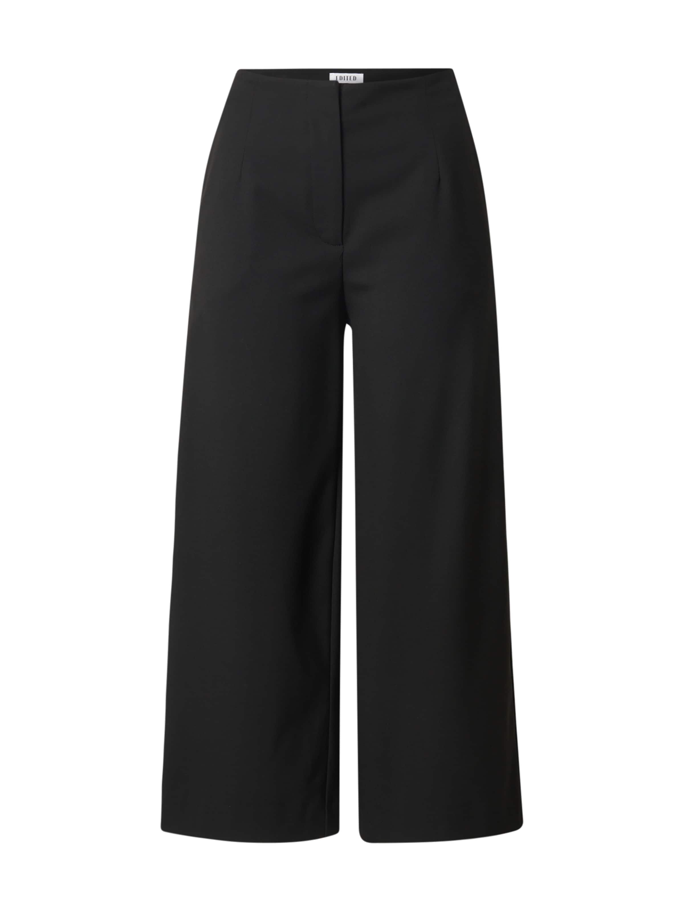 EDITED Normální Kalhoty 'Diya' – černá: přední strana