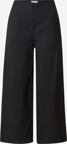 EDITED Szabványos Nadrág 'Diya' - fekete: elől