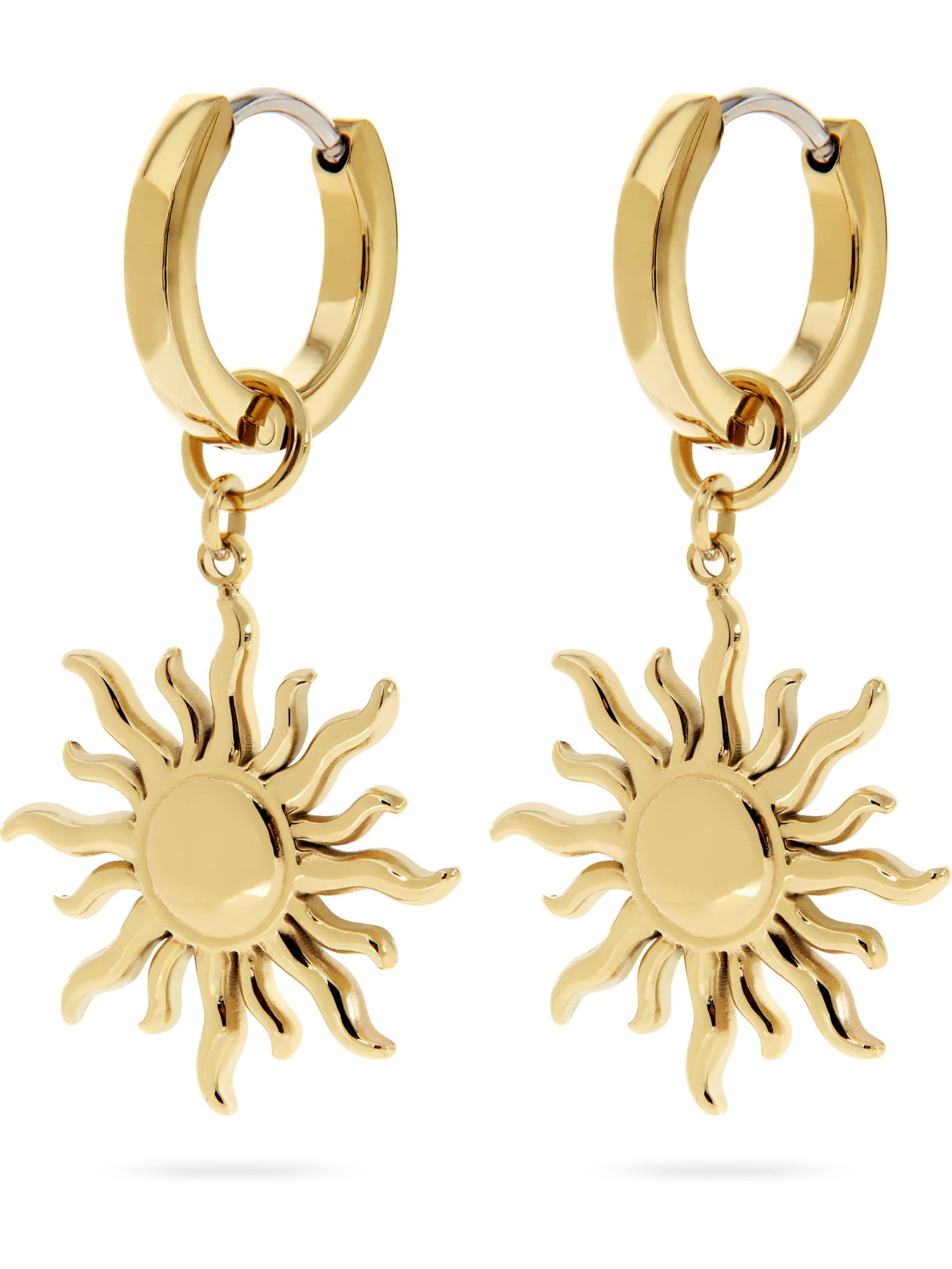 FAVS Earrings in Yellow: front