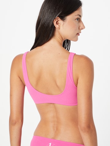 Calvin Klein Swimwear - Bustier Top de bikini en rosa