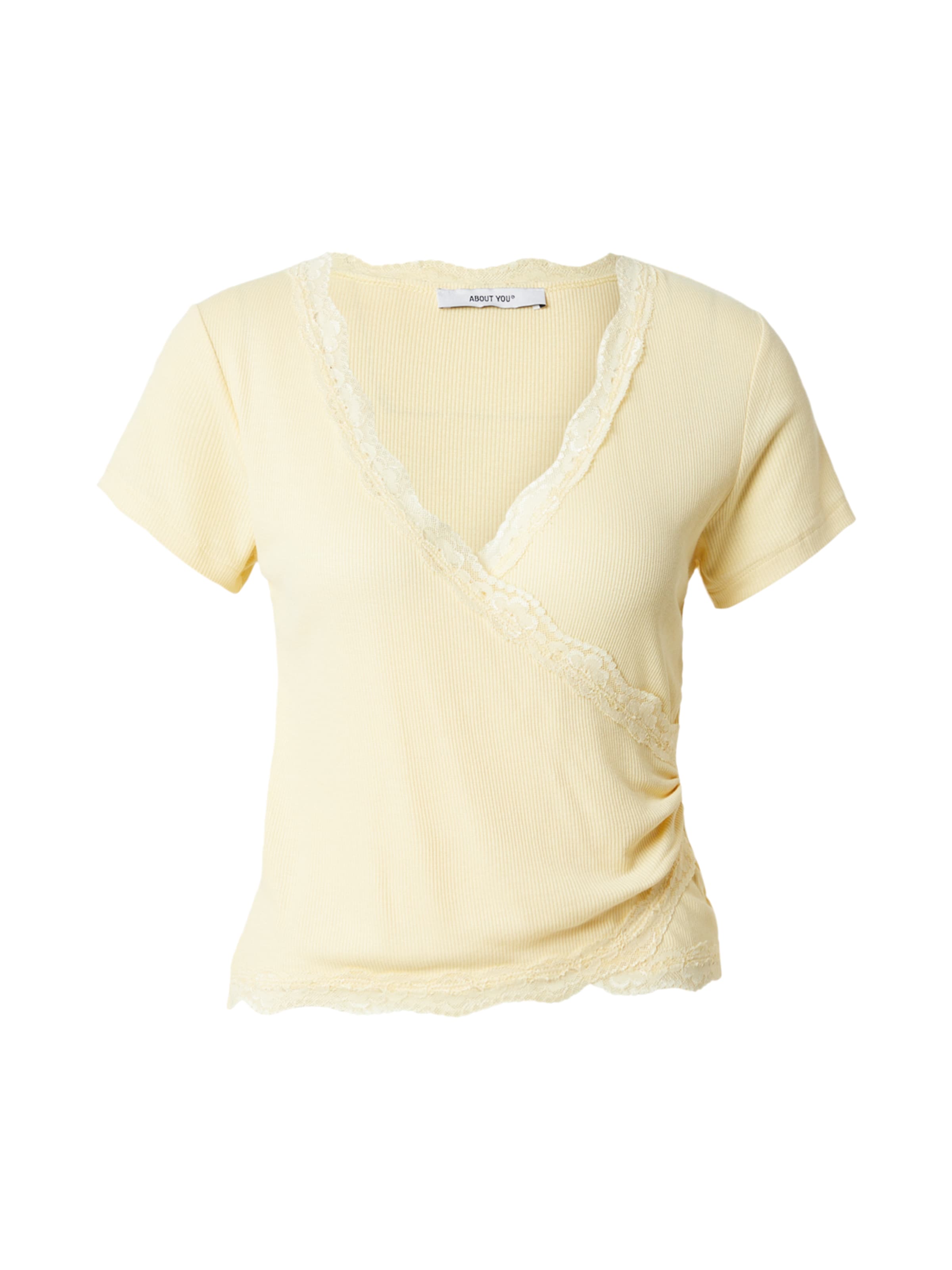ABOUT YOU T-Shirt 'Cara' in Gelb: Vorderseite