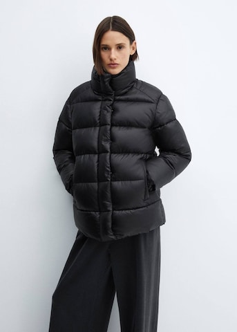 MANGO Funktionsjacke 'Snowy' in Schwarz: predná strana