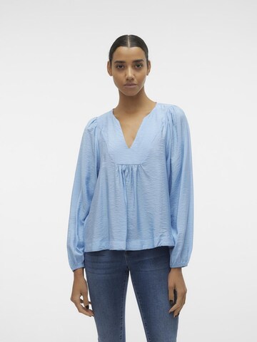Chemisier VERO MODA en bleu : devant