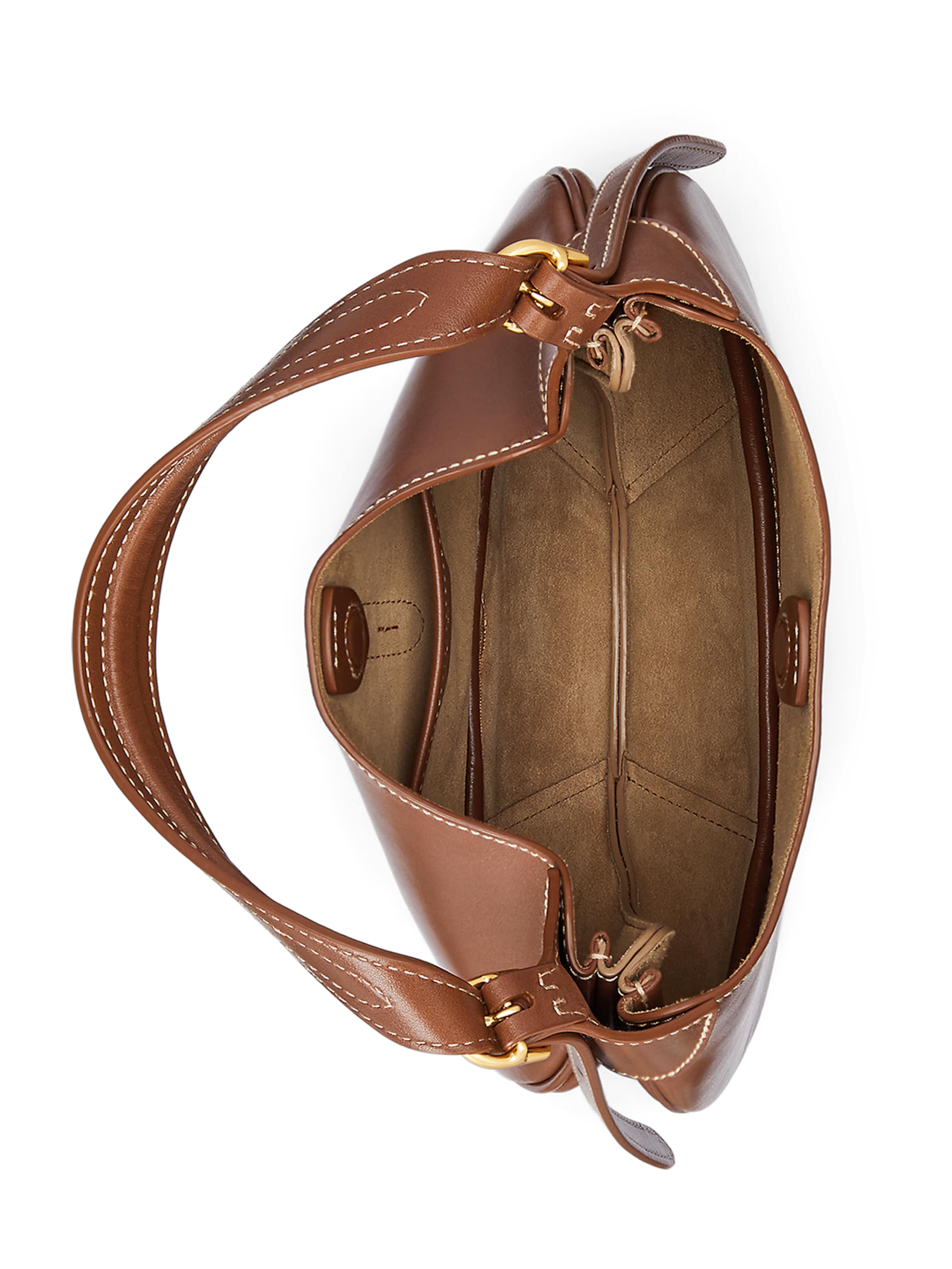 Polo Ralph Lauren Schultertasche in Braun
