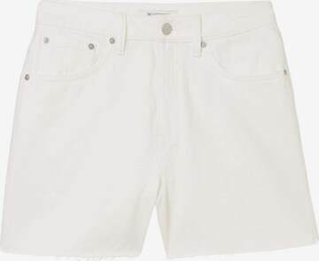 TOM TAILOR DENIM Regular Shorts in Weiß: predná strana