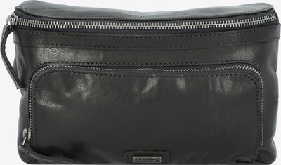 Spikes & Sparrow Gürteltasche 'Bronco' in schwarz, Produktansicht