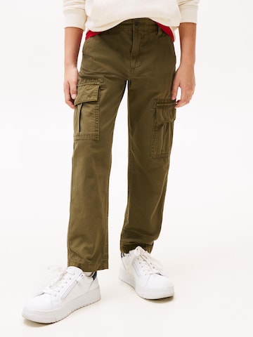 TOMMY HILFIGER - regular Pantalón en verde: frente