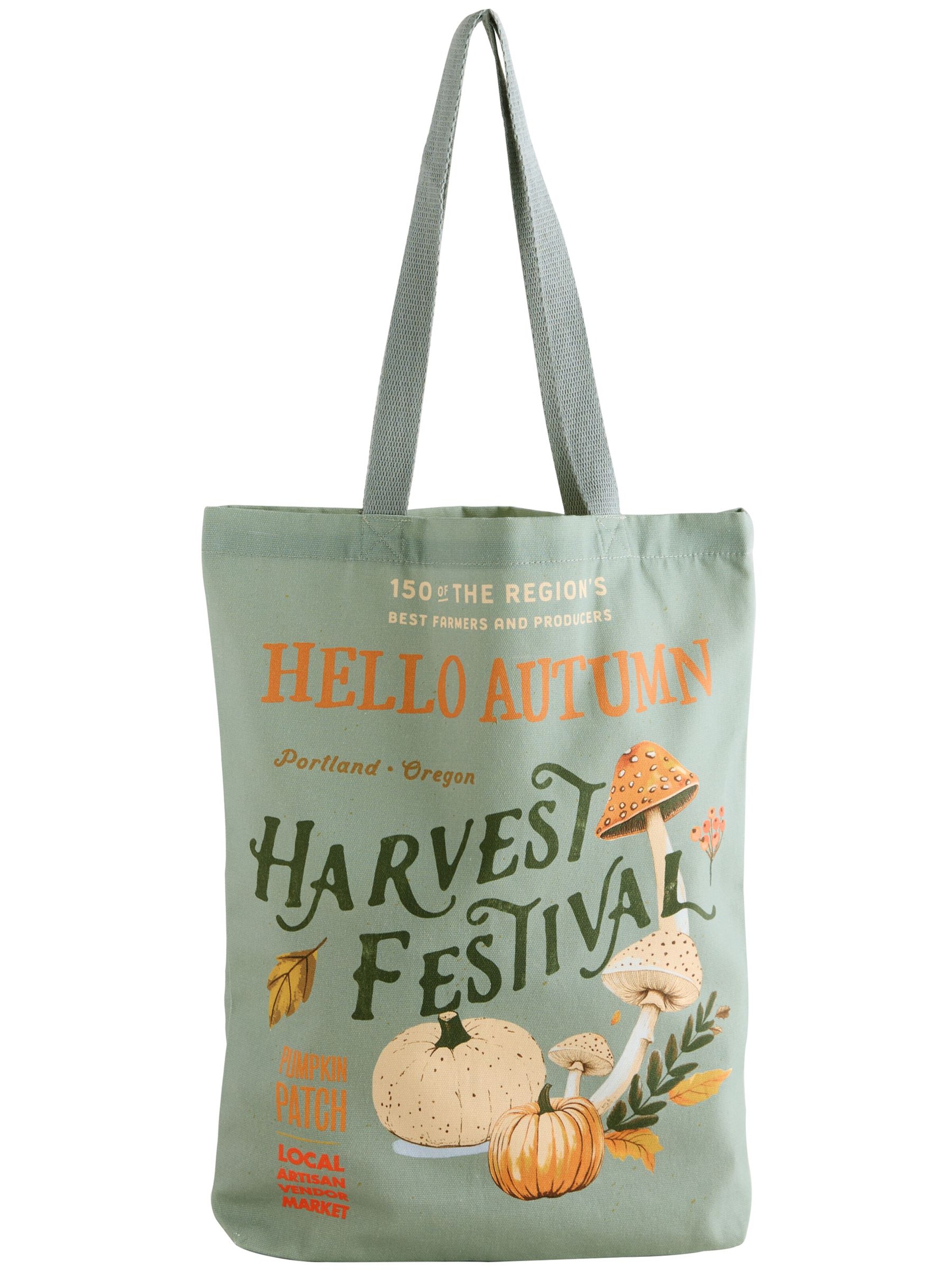 Shopper di Next in verde: frontale