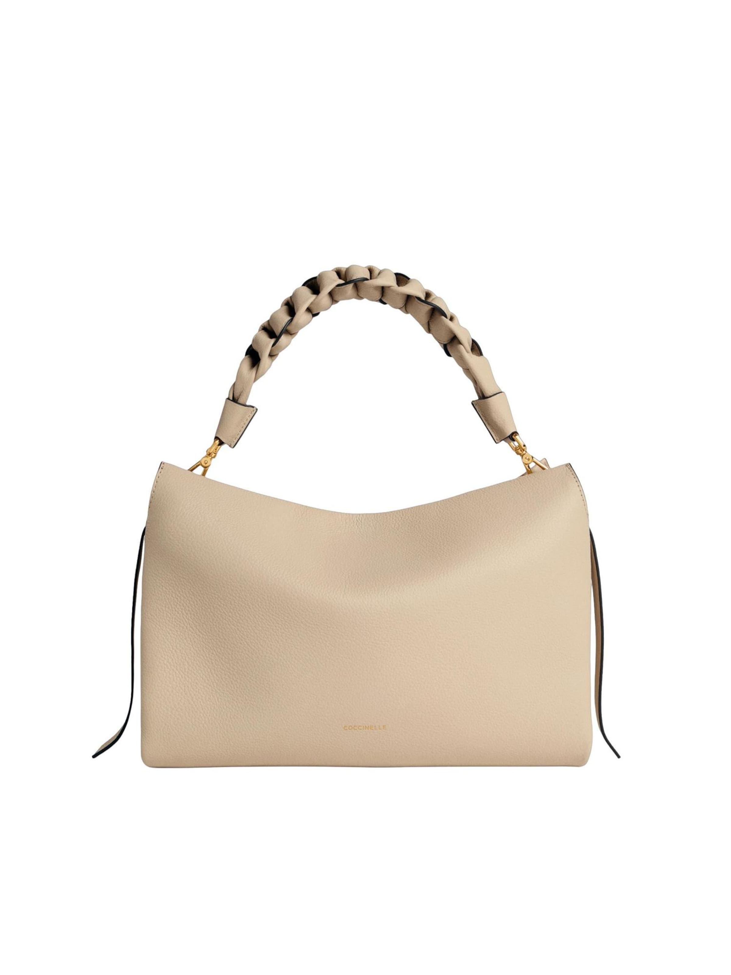 Coccinelle - Bolso de mano 'COCCINELLE Boheme 26 380' en beige: frente