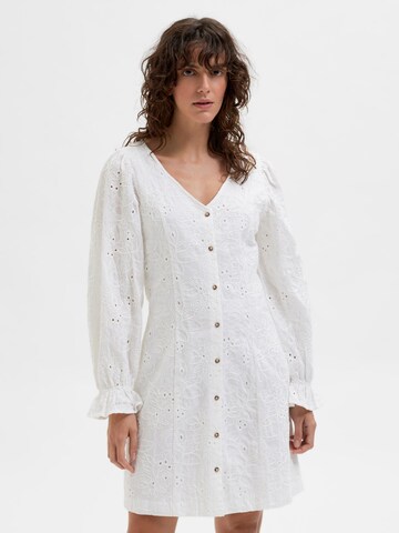 SELECTED FEMME Dress 'Nally' in White: front