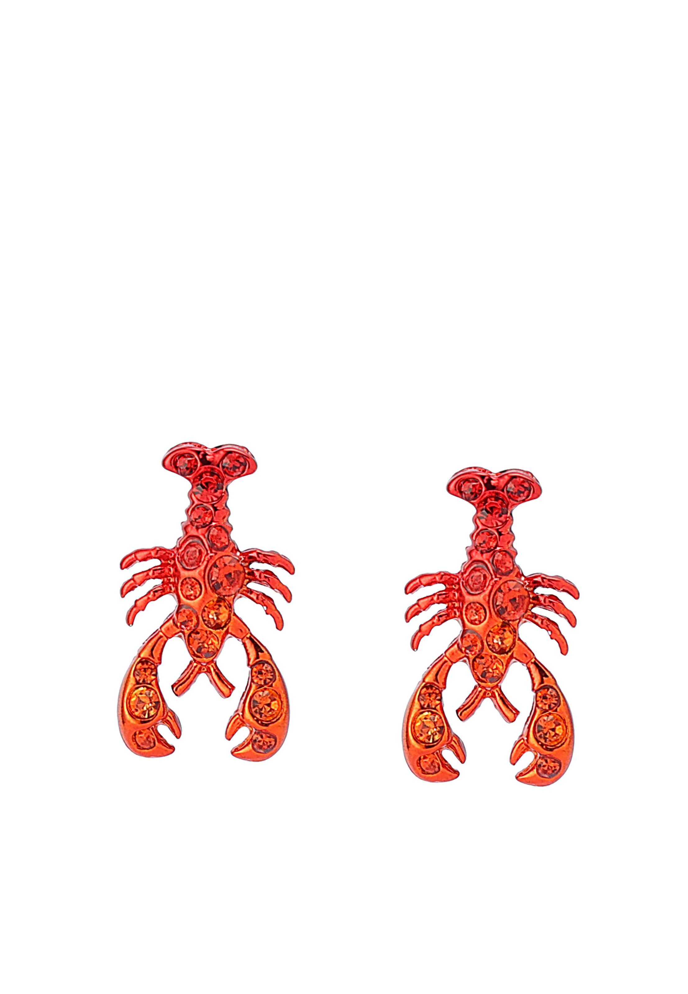 Betsey Johnson Обеци 'Mermaid Jewels' в червено