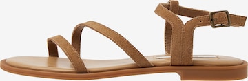 Pepe Jeans Strap Sandals 'HAYES FOLK' in Brown: front