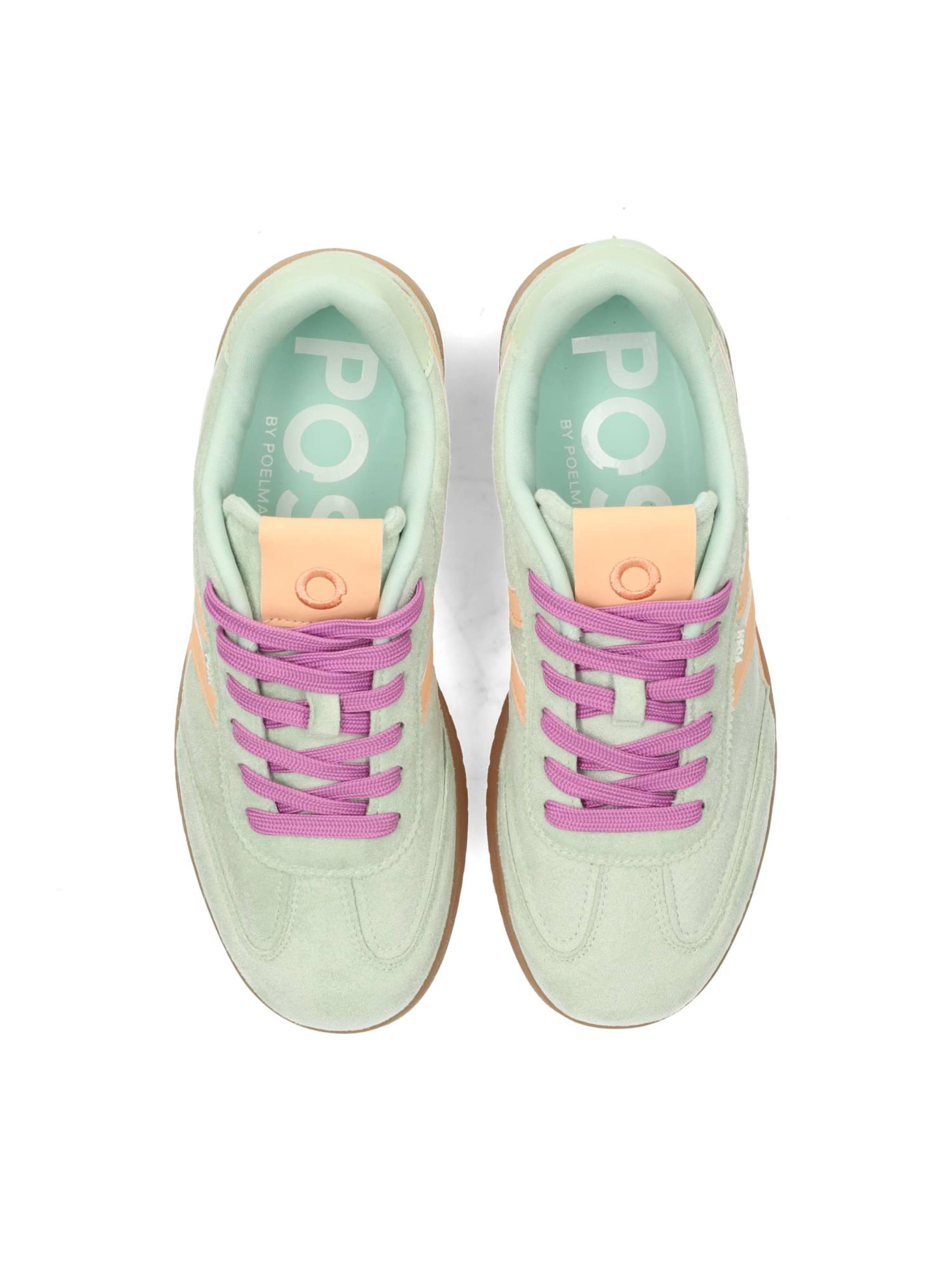 POSH by Poelman Platform trainers 'MEGAN' in Green