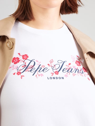 Pepe Jeans Majica | bela barva