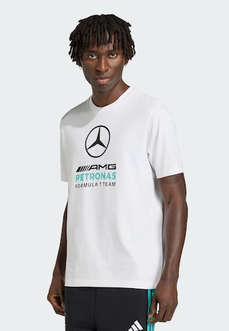 ADIDAS PERFORMANCE - Camiseta funcional 'Mercedes-AMG Petronas Formula 1 Team DNA' en blanco: frente