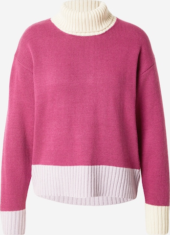 UNITED COLORS OF BENETTON Pulóver - lila: elől