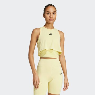Haut de sport 'Cool Intensity' ADIDAS PERFORMANCE en jaune : devant