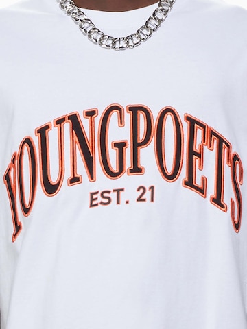 Young Poets T-Shirt 'College Yoricko' (OCS) in Weiß