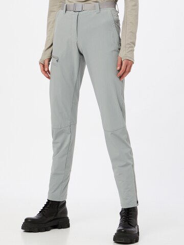 Regular Pantalon outdoor Maier Sports en gris : devant