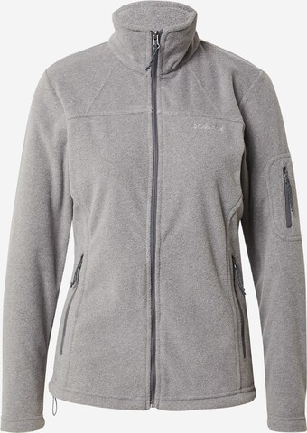 COLUMBIA Athletic fleece jacket 'Fast Trek II' in Grey: front